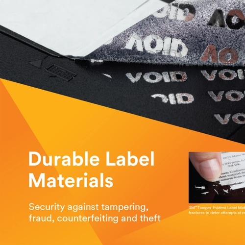 3M - Tamper Evident Durable Labels